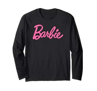 Amazon.com: Barbie - Classic Logo Long Sleeve T-Shirt